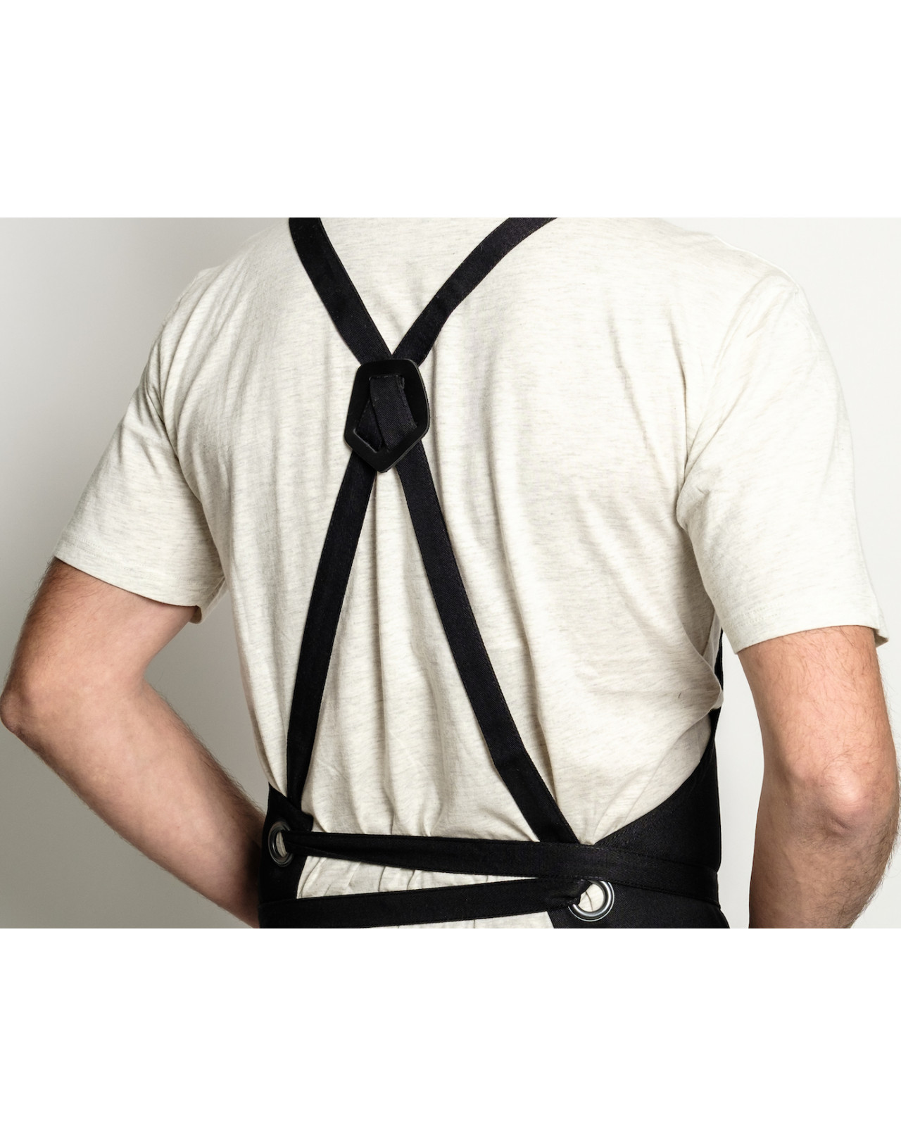 Tablier Professionnel En Cuir Marrier - Boucles Réglables Et Renforts Durables