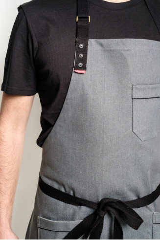 Grey Denim apron