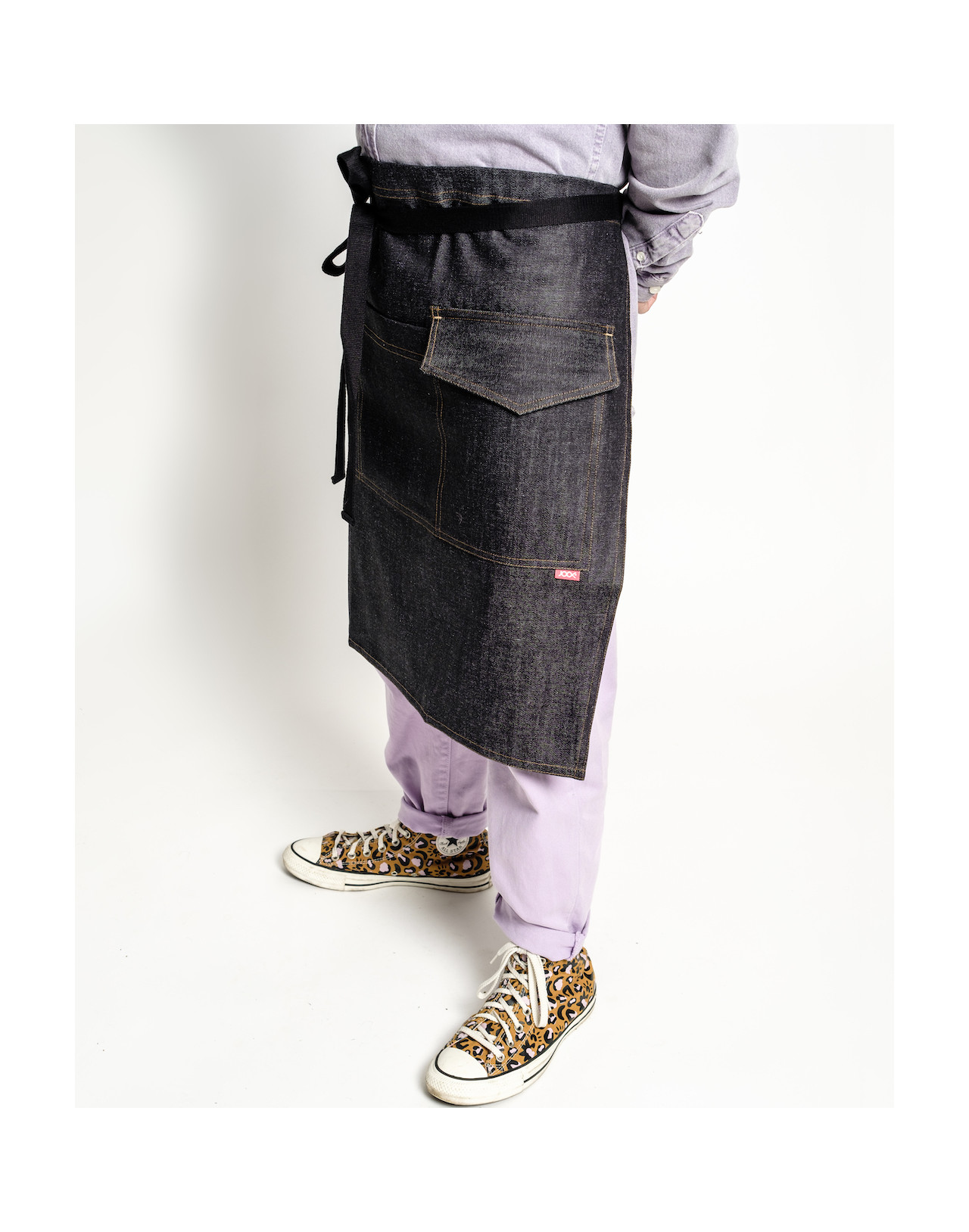 Tablier Denim PALLTEX - 100% Coton Pour Barista Et Serveur