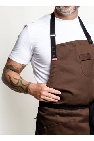 Clay brown Apron