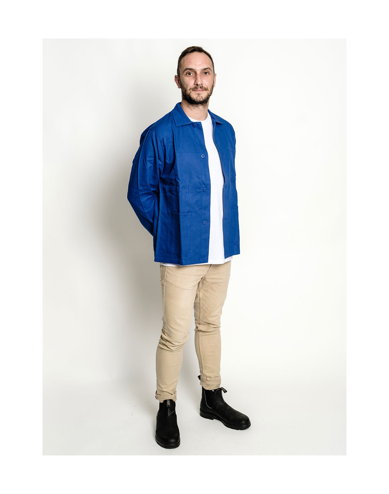 Veste bleu de travail femme deals