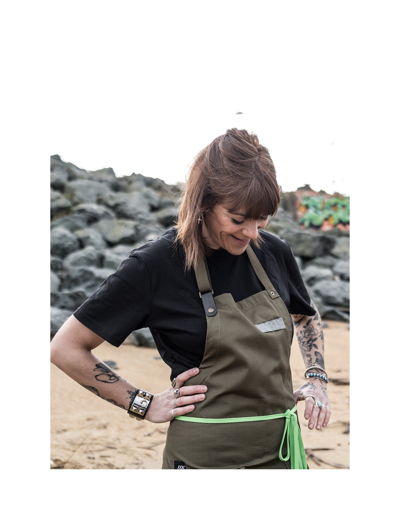 Camo Chef apron Durable and waterproof fabric JOOK
