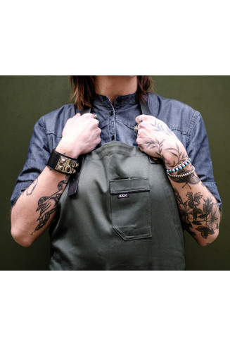 FOREST APRON _ With LEATHER Straps
