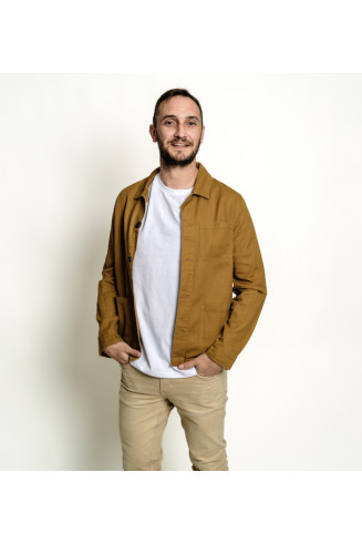Chaqueta Worker Camel -Brownie