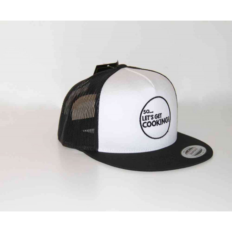 BLACK & WHITE CAP -SO LET'S GET COOKING