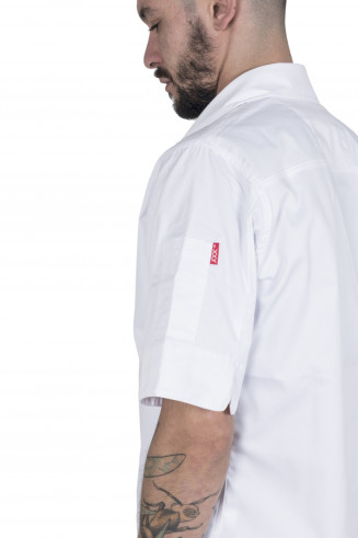 Veste de cuisine homme, moderne et stylée.